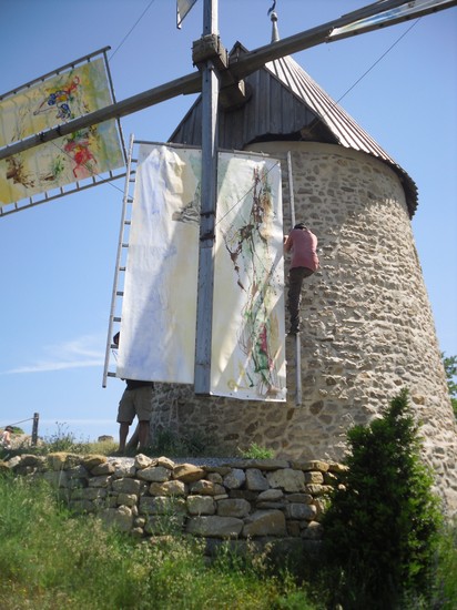 Installation au Moulin d'Omer Cucugnan