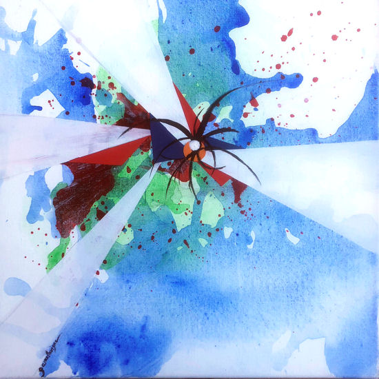 L'ARACHNÉE 50x50 cm